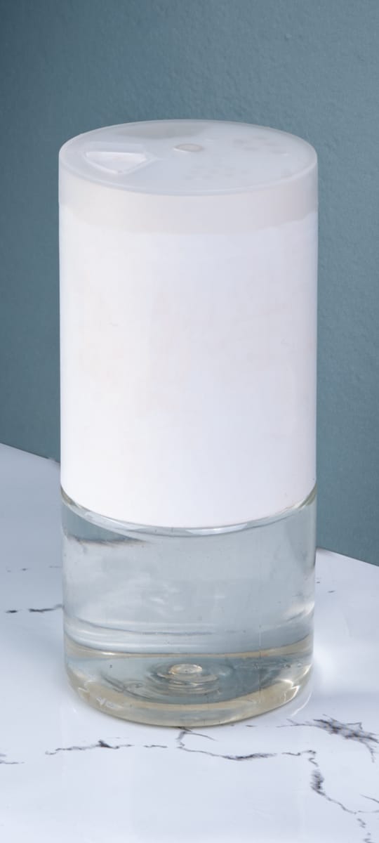 Set of White Jars with Labelling Stickers